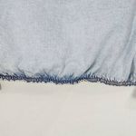 We Wore What Cropped Denim Top Size Medium NWT Denim Sexy Crop Top Photo 3