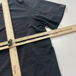 Fabletics  Shirt Womens Medium Black Vivienne Split Back‎ Tee Photo 7