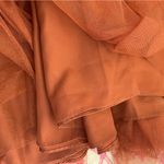 Revelry Madeline Rust Tulle Maxi Dress Orange Size 10 Photo 6