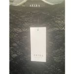 Akira  black lace long-sleeve bodysuit Sz 1X Photo 1