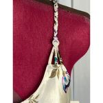 negligee nightgown satin floral purple crimson green NWT Photo 2