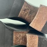 Patricia Nash Dark Brown Red Leather Loretta Tall Knee High Riding Heeled Boots Photo 13