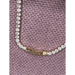 petit moments Beam Necklace in Gold One Size Womens Crystal Jewelry Photo 3