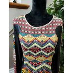 Boutique Ktoo Women Polyester Long Sleeve Round Neck Knee Length Dress Size L Size L Photo 4