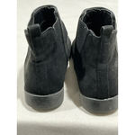 Woman’s Primemark Black Faux Suede Flat Heel Pull On Stretch Bootie 8 Photo 4