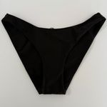 Kulani Kinis NWOT  Twilight Black Minimal Full Coverage Bikini Bottom Photo 2