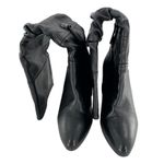 ALIAS MAE Black Leather Heeled Tall Boots Size 38 Photo 2