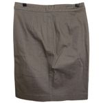 Eileen Fisher  Gray Organic Cotton Denim Pencil Skirt Pockets EUC‎ Size Small Photo 4