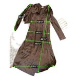 Vince  100 Silk Midi Wrap Dress Black Long  Sleeve size S/P Photo 1