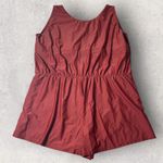 Honey Mark Sage Swim Romper Womens 5XL Burgundy Sleeveless Stretch Pockets NEW Red Size 5X Photo 3