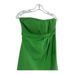 Jenny Yoo Collection Silk & Cotton Green Strapless draped Mini Dress Size 8 Photo 15