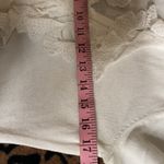 CAbi White Lace Ruffle Trim Long Sleeve Cardigan S Photo 8