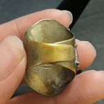 Vintage Red and Gold Tiebten Ring Photo 5