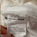 Reformation Cherry Skirt Cutoff Denim White 27 Photo 7