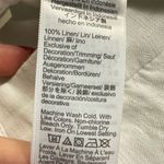 Madewell NWT Women's Salt White Petite Pull-On Barrel Pants 100% Linen S Photo 7