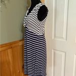 Soma  Navy and White Striped Dress Photo 2