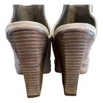 Vince Camuto Kentvi Peep Toe Booties Sandals Women’s 8M Tan Cut Out Heels Zip Size 8 Photo 5