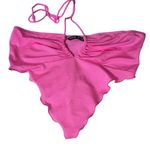 SheIn  Pink Halter Top Scarf Bandana Festival‎ Rave Party Club Sexy Ruched Photo 0