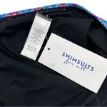 NEW Swimsuits For All Boho Full Coverage Bikini Swim Wear size 14 Black Photo 4