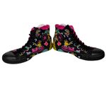Converse  All Star High Top Sneakers Black Multicolor Novelty‎ Shoes Women's 7 Photo 2
