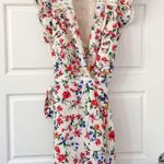 Lovers + Friends Jill Mini Dress Wrap Peony Floral Photo 3