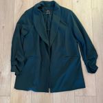 One5One Women's Hunter Green 3/4 Sleeve Open Front Blazer Sz Large Photo 0