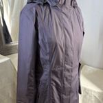 Eddie Bauer NWT- Purple Trench Coat with Tailored Silhouette Photo 12