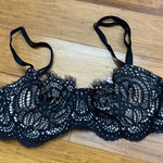 Victoria's Secret Dream Angels Push-Up Bra Without Padding Women 32D Black Lace Photo 0
