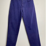 Versace Vintage Jeans Couture Vintage Purple Denim Jeans High Waist Women's Photo 0
