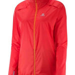 Salomon AGILE WIND JACKET Orange Performance Jacket Photo 0