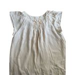 Emoressions Style Women’s Cream embroidered shift dress 100% silk size 4 Pink Photo 9