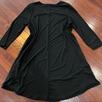 Long sleeve black dress with pockets size medium Photo 2