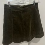 Altard State Dark Green Scalloped Skirt Photo 1
