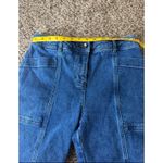 Boden Bermuda Shorts Womens Sz 6 High Waisted Retro Pockets Modest 9 Inch Inseam Blue Photo 5