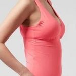 Athleta New  XS Plunge Tankini Top Coral Petal Pink Size XS  Cup A-C Photo 3