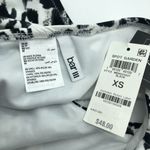 Bar III Spot Garden Shirred Hipster Bikini Bottoms White Black XS Photo 4