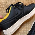 Nike Air Force 1 LX Low Top Sneakers Black/Yellow Women's 8.5 AF1 streetwear Photo 3