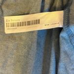 En Saison Anthropologie Tara Puff Sleeve Babydoll Shirt Dress Women’s Large Blue Photo 9