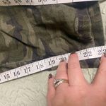 Anthropologie Sanctuary  Cropped Cargo Pull On Linen Camo Pants Camouflage Small Photo 5