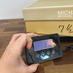 Michael Kors  Womens Clogs 6.5 Wooden Heel Stud Slip On Copper Bronze NEW Mule Photo 9