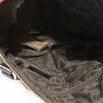 Michael Kors  Signature Tote Canvas Handbag Black LOGO Shoulder Bag Purse Gold Photo 5