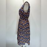 Modcloth Yellow Star Geo Zigzag Sleeveless Dress Size Medium NEW Photo 2