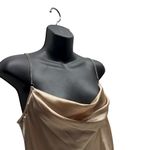 Nicole Miller Y2K satin cowl neck diamond strap tank top blouse  Photo 1
