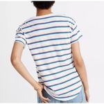 Madewell Whisper Cotton Rib-Crewneck Tee in Rockwood Stripe XXS Photo 2