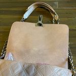 Marc Jacobs Italy Pink Quilted Baroque Convertible Bag Chain Link Rose Mauve Photo 4