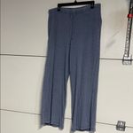 GAPBODY WOMENS HIGH RISE WIDE LEG WAFFLE PANT BLUE LARGE Photo 1