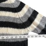 ZARA  Steven Meisel Striped Alpaca Sweater – Cozy Oversized Fit size M Photo 3