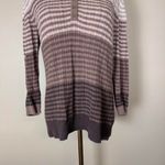 Croft & Barrow Brown Ombre Striped Knit Top Size Small  Cozy Minimalist Neutral Photo 3