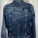 Liz Claiborne Blue Jean Jacket Distressed Vintage Style Photo 6