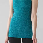 Lululemon Cool Racerback Foli Manifesto Bali Breeze Tofino Teal Size 4 Limited Photo 0